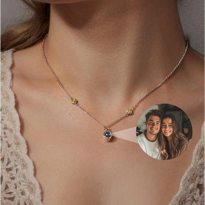 Collana Personalizzata - Foto Proiettata e Pietra